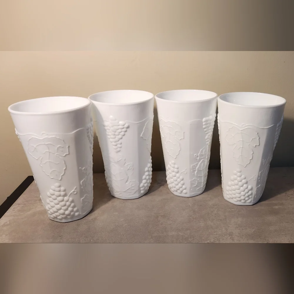 🔅Milkglass Tumblers 6